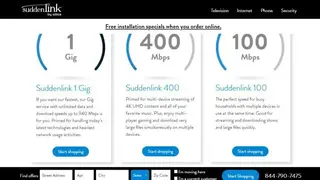 Suddenlink screenshot