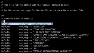 Sudo screenshot