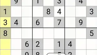 Sudoku screenshot