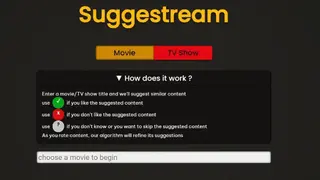 Suggestream screenshot