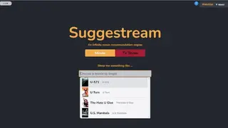 Suggestream screenshot