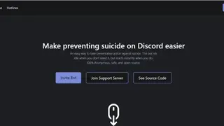 Suicide Prevention Bot screenshot