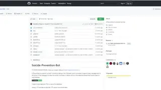 Suicide Prevention Bot screenshot