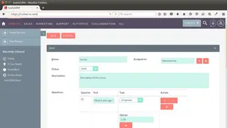 Suite CRM screenshot
