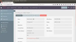 Suite CRM screenshot