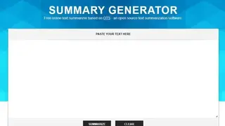 Summary Generator screenshot