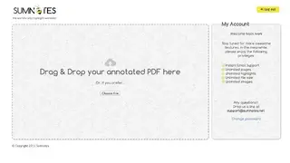 Sumnotes screenshot