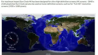 Sun Clock screenshot