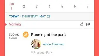 Sunrise Calendar screenshot