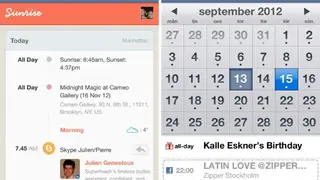 Sunrise Calendar screenshot