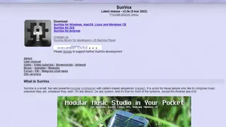 SunVox screenshot