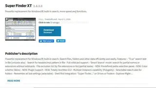 Super Finder XT screenshot