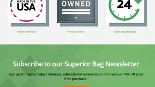 Superior Bag Manufacturing Corp screenshot