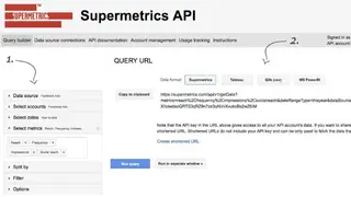 Supermetrics screenshot