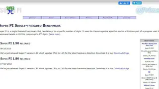 SuperPI screenshot