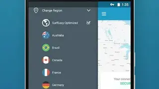 SurfEasy VPN screenshot