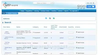 SutiProcure screenshot