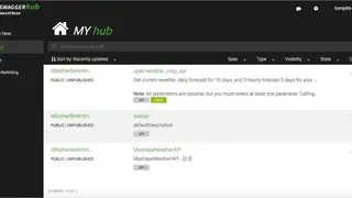 SwaggerHub API Design screenshot