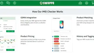 Swappa IMEI screenshot