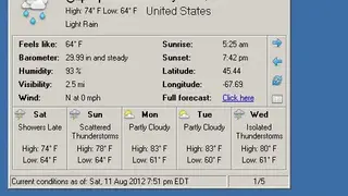 sWeather screenshot