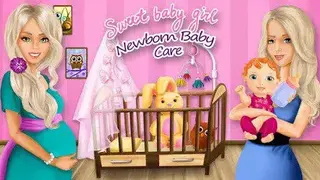Sweet Baby Girl Newborn Baby screenshot
