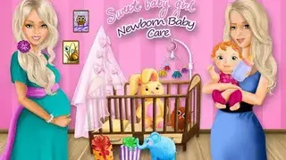 Sweet Baby Girl Newborn Baby screenshot