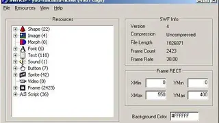 SWFRIP screenshot