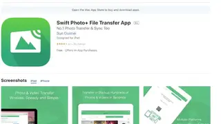 Swift Photo+ File Transfer App screenshot