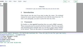 SwiftLaTeX screenshot