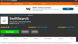 SwiftSearch screenshot
