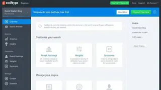 Swiftype screenshot