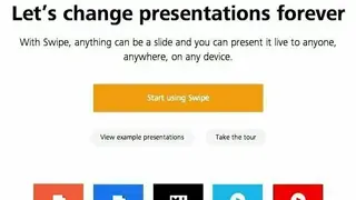 Swipe screenshot