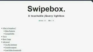 Swipebox screenshot
