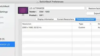 SwitchResX screenshot