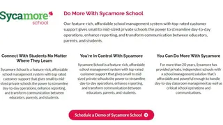Sycamore Education screenshot