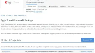 Sygic Travel API screenshot
