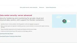 Symantec Data Center Security screenshot