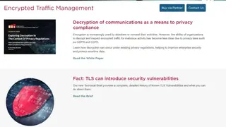 Symantec Encrypted Traffic Management screenshot