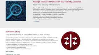 Symantec Encrypted Traffic Management screenshot
