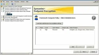 Symantec Endpoint Encryption screenshot