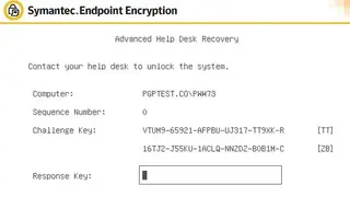 Symantec Endpoint Encryption screenshot