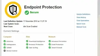 Symantec Endpoint Security screenshot