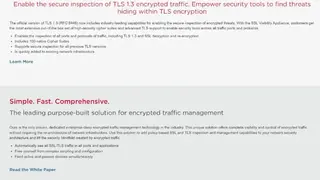 Symantec SSL Visibility Appliance screenshot
