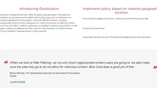 Symantec WebFilter screenshot