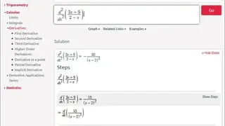 Symbolab Math Solver screenshot