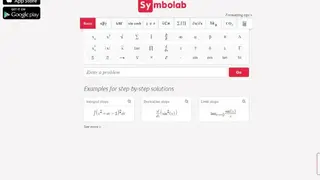 Symbolab Math Solver screenshot