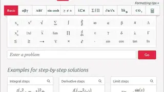 Symbolab Math Solver screenshot