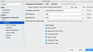 Symfony screenshot