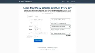 Symmetric Strength TDEE Calculator screenshot