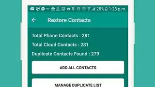 Sync Backup & Merge Contacts screenshot